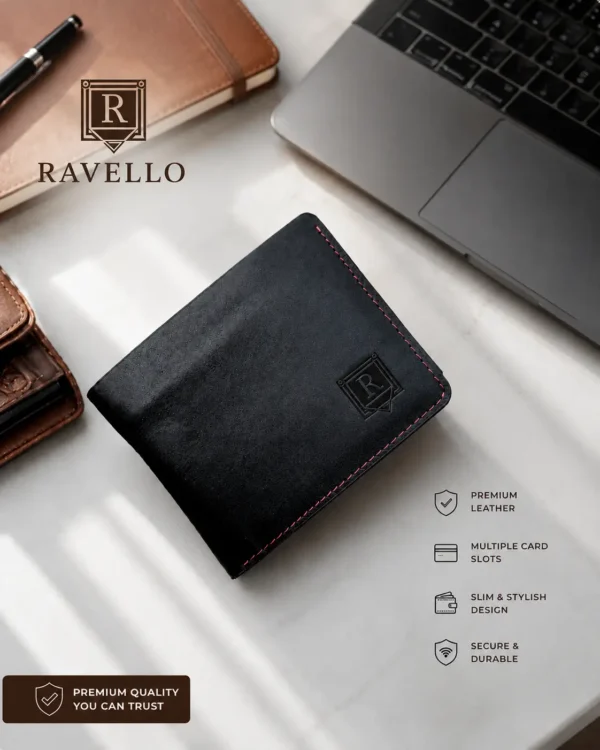 Premium Cow Leather Zipper Wallet- 101