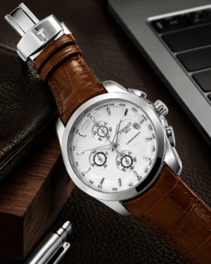 Tissot Couturier Automatic Leather Chronograph